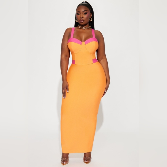 Fashion nova color block dress - Picture 4 of 8
